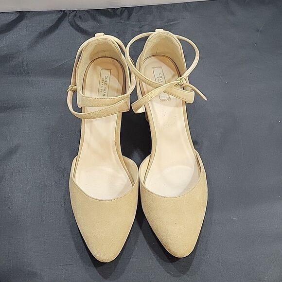 BRAND NEW COLE HAAN D'ORSAY WEDGE SANDALS - Picture 1 of 14